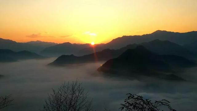 徽州古村落的风景，厚度旅行文山村