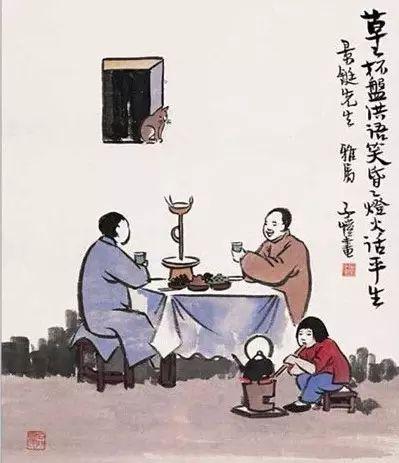 丰子恺漫画全集，丰子恺最著名的十幅漫画图（丰子恺100幅漫画处处是真）