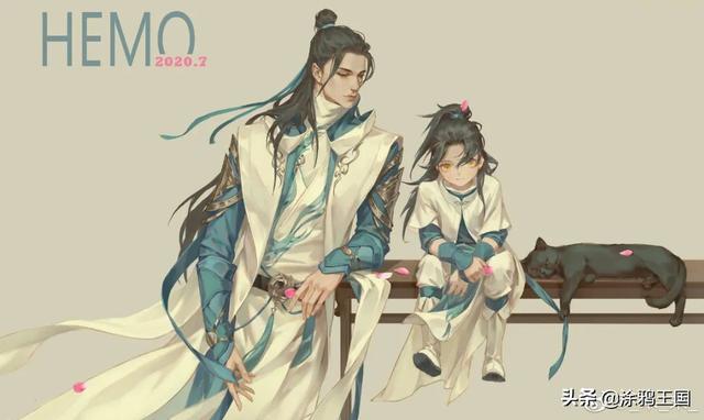 先生社男主变小后也太可爱了吧，禾末男模集结时尚杂志同人系列