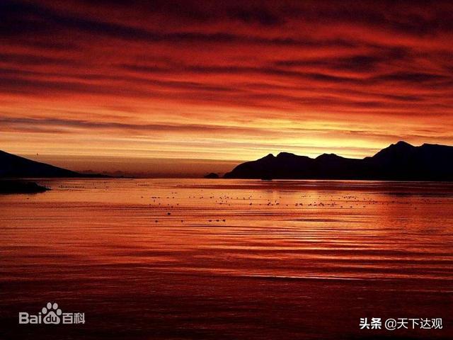 冰岛的地理位置以及邻国，北大西洋中的一个岛国