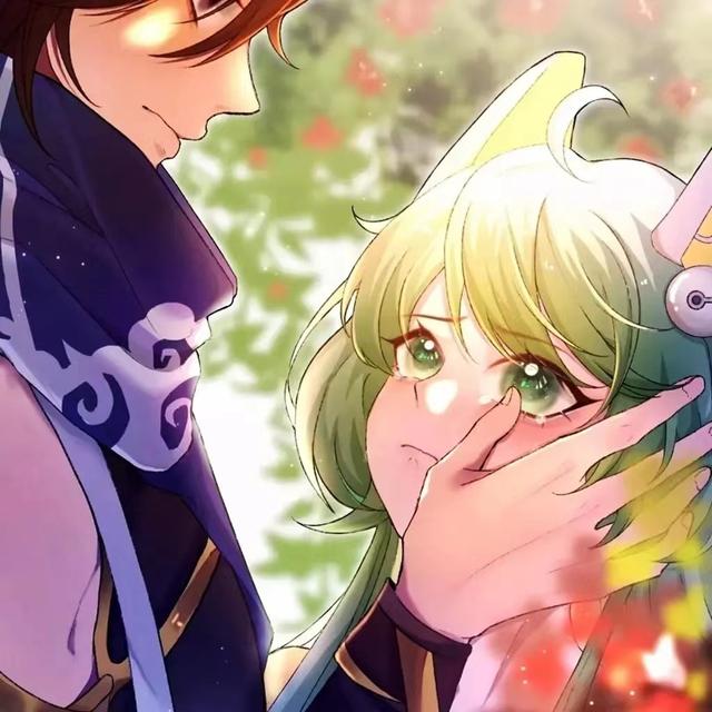 王者情侣头像一男一女情头q版，爆好看的王者荣耀男女头像、情侣头像