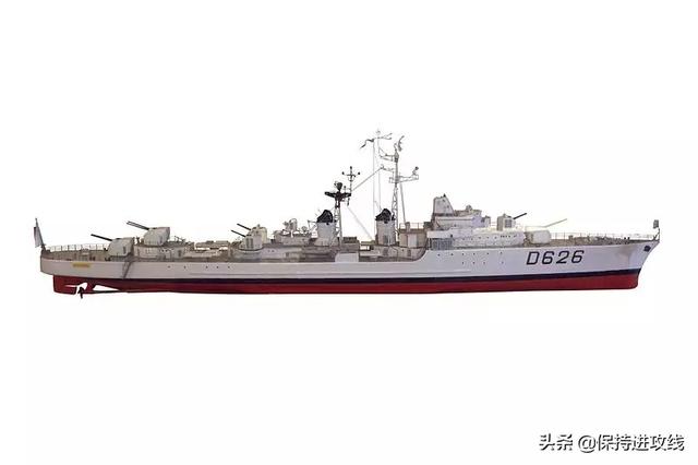 二战英国036号驱逐舰，法国二战后十年磨一剑的T47驱逐舰