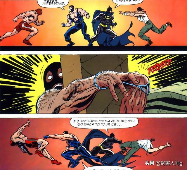 蝙蝠侠和贝恩断背之交，最终两兄弟无奈反目成仇