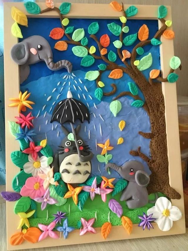 简单的粘土手工，简单创意粘土手工