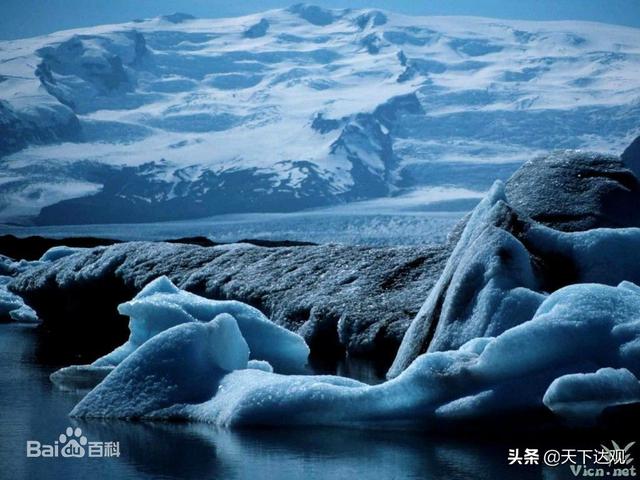 冰岛的地理位置以及邻国，北大西洋中的一个岛国