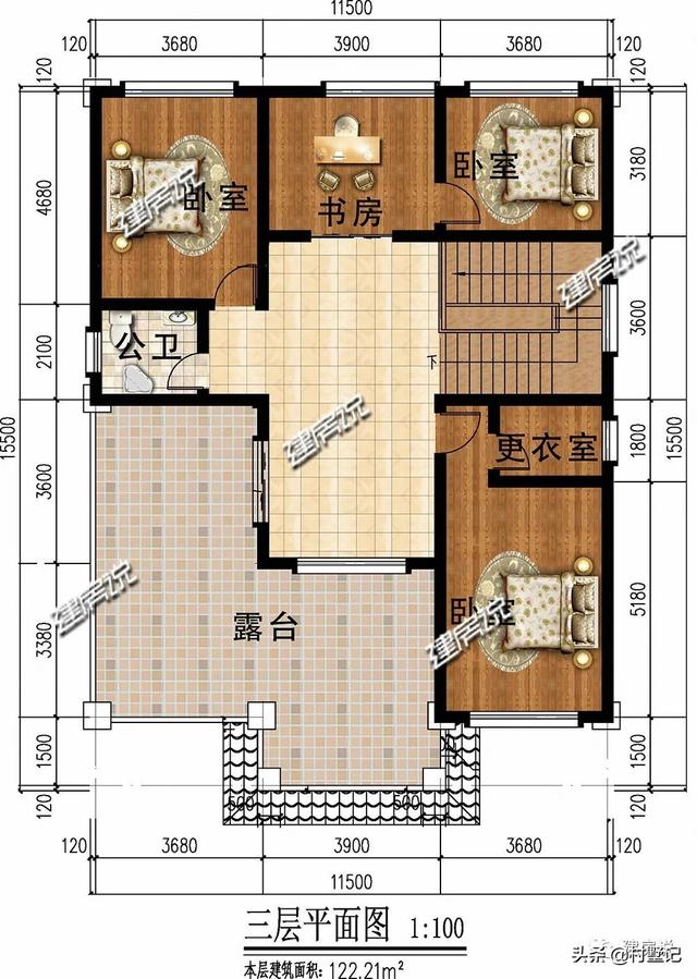 欧式顶级别墅设计，兄弟各建一栋共一个院子