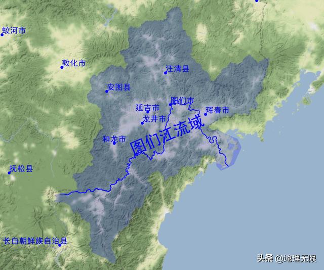 朝鲜半岛及两水洞，朝鲜大榆洞地图全图