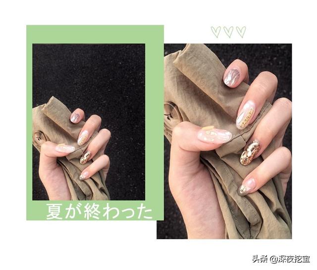 超级显白的基础款美甲，显白显嫩的美甲来一波儿~