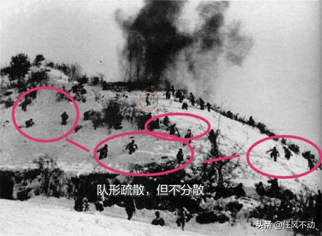 步兵战术示意图，步兵战术也说三三制战术