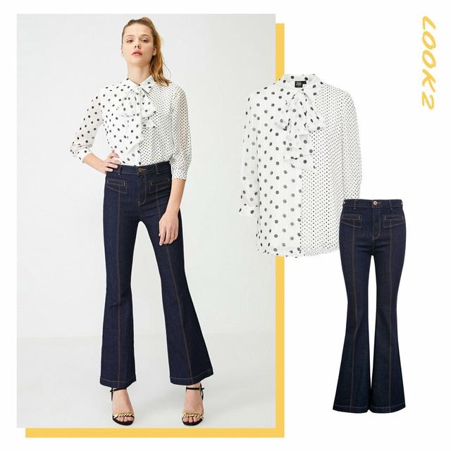 喇叭裤又成时尚界宠儿，喇叭裤怎么穿高级感