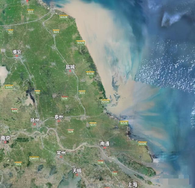 江苏省土地面积，东海黄海面积多少（最大166万平方公里）