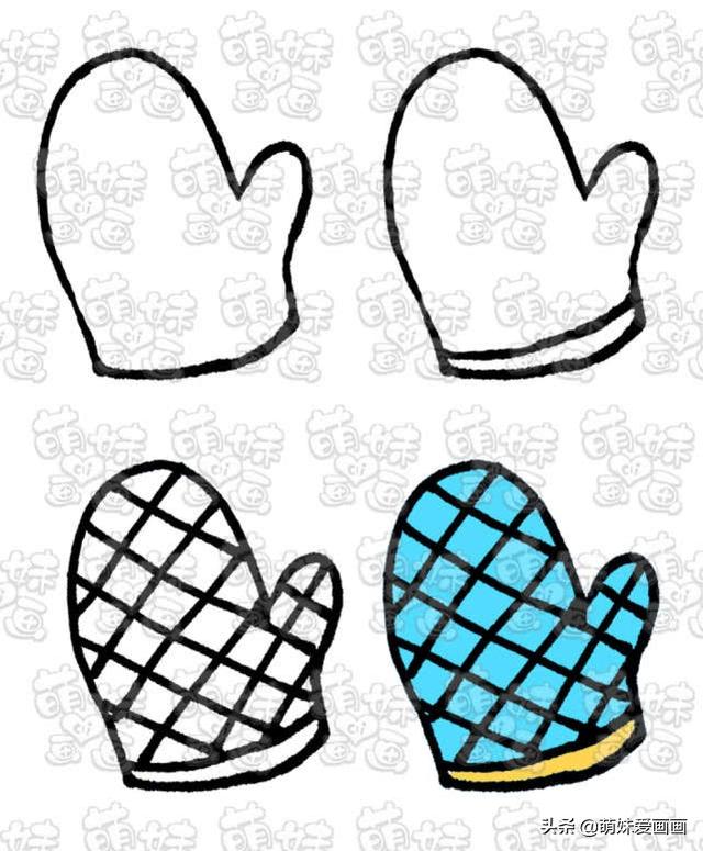 学习用品简笔画，10种不同的学习用品简笔画