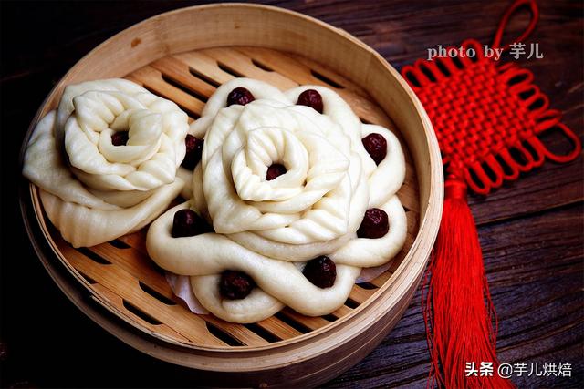 正宗枣花馍简单做法，枣花馍馍最新做法