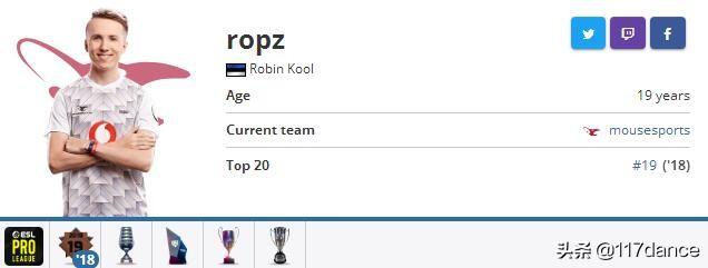 csgo职业哥手速，CSGO职业哥参数天才少年Ropz