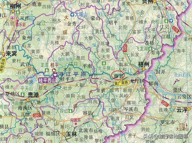 滕州和广西藤县的区别，广西梧州藤县VS山东滕州