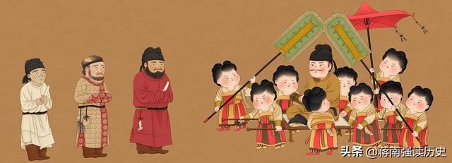 阎立本历代帝王图赏，唐太宗的雄才大略