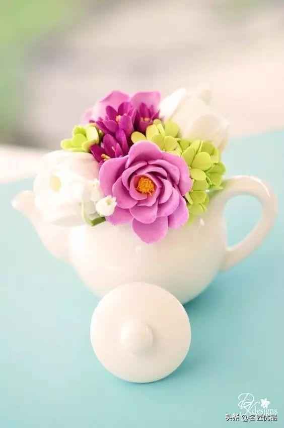 怎么用粘土做花的简单方法，粘土手工厉害了