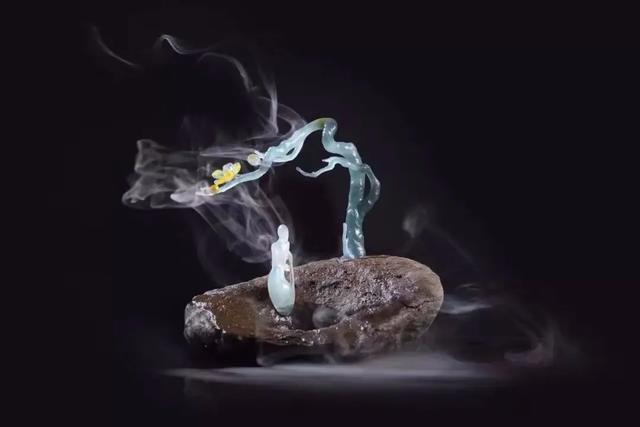 当水墨邂逅玉雕美出了一种境界，禅意玉雕美得令人窒息
