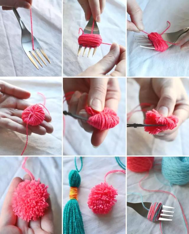 手工流苏又漂亮又简单怎么做，还比传统流苏更加好看哦