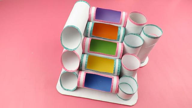 纸板自制收纳盒简单教程，家里的废弃纸板