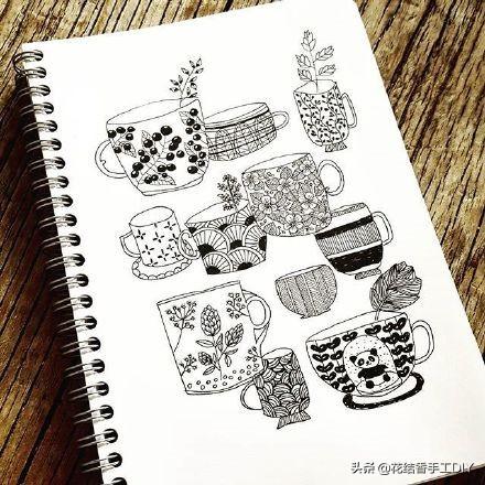 如何画最简单的手帐，00多种手帐简笔画