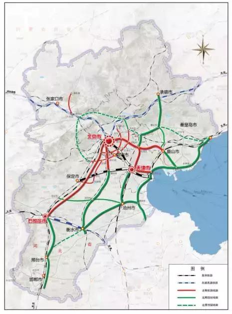 石家庄石德铁路远期规划，独家解读“十字形”铁路枢纽石家庄高铁时代的严峻形势和逆袭翻盘