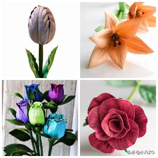 玉米皮制作手工作品，玉米皮的11种超燃手工创意