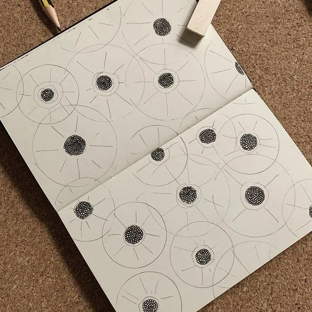 妙笔生花水墨画教程，教科书级别的植物线描