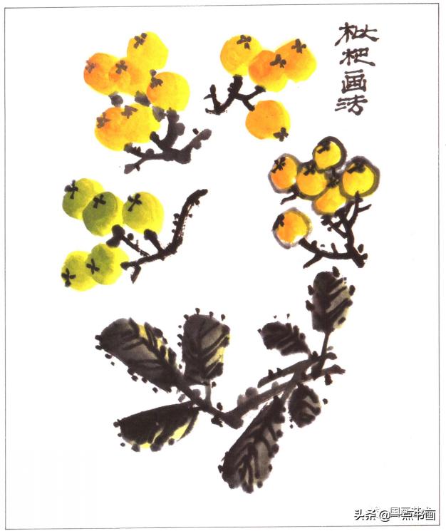 写意蔬果番茄的画法，写意蔬果画法步骤示范