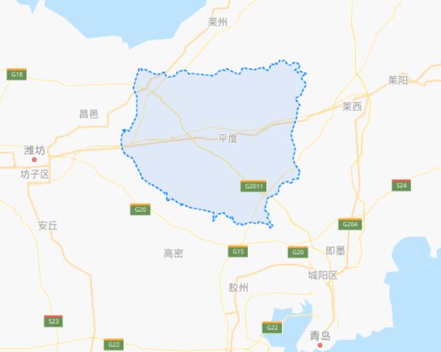 青岛市各区人口，山东省一县级市