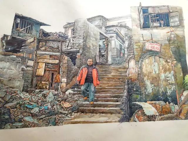 马克笔画画大师作品，他用马克笔画出了不一样的重庆
