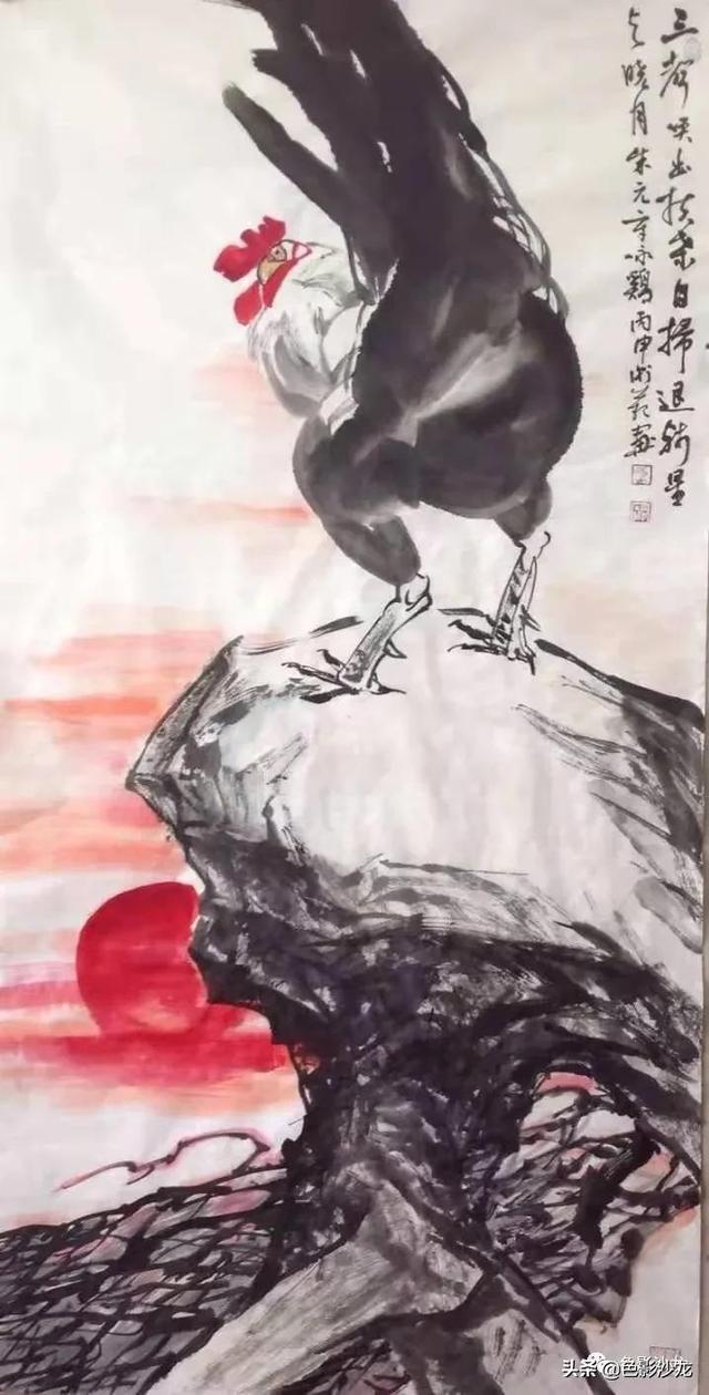 国画三只公鸡寓意，原来国画鸡竟有这么好的吉祥寓意