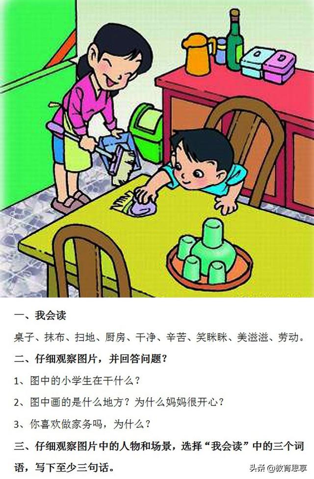 小学生看图作文，适合低年级看图写话的作文