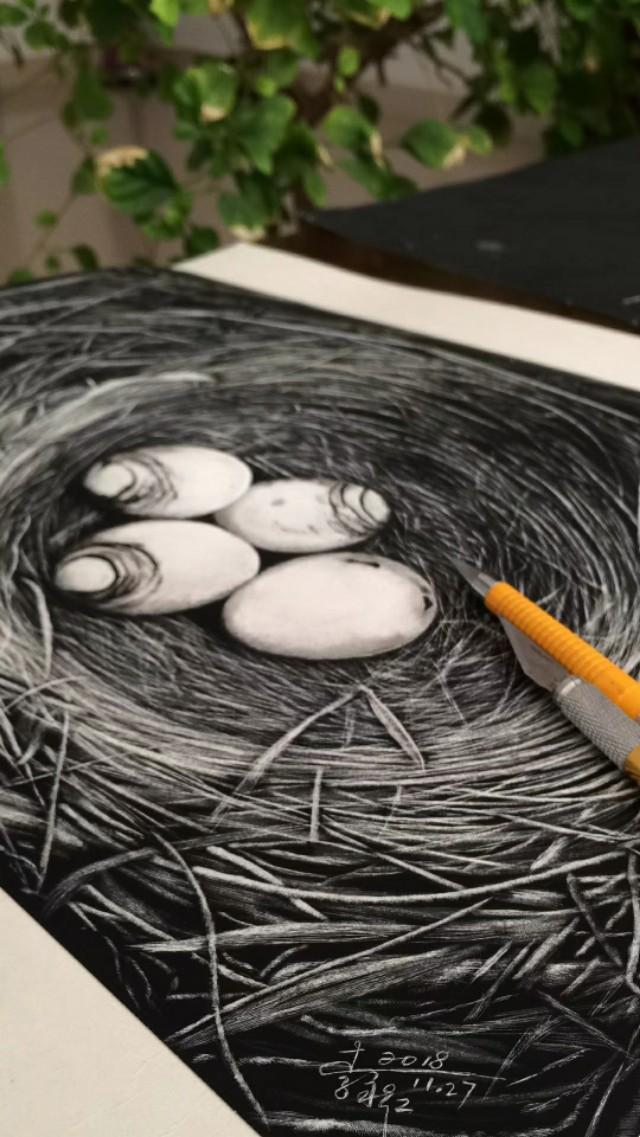 刮刮画作品大赏，刮画被他玩到极致