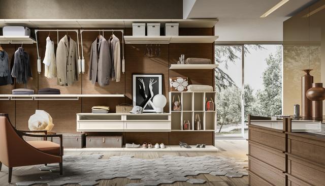 时尚轻奢衣柜设计，意大利高端衣柜品牌Veneran衣帽间高清大图赏析