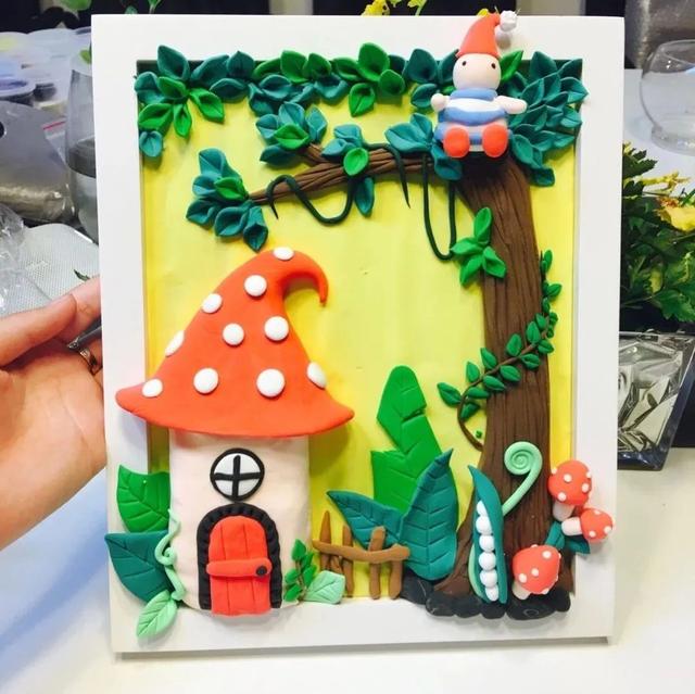 简单的粘土手工，简单创意粘土手工