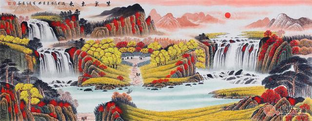 王天胜国画精品欣赏，现代工笔画院院长王天胜作品