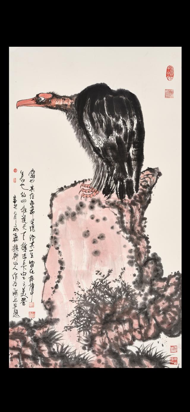 鹰画得最好的画家，书画双绝久负盛名