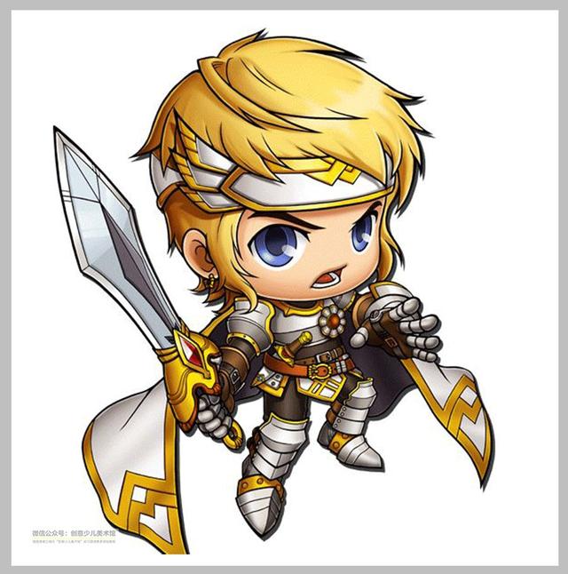 手绘漫画人物q版线条，超可爱的Q版漫画人物学习素材20例