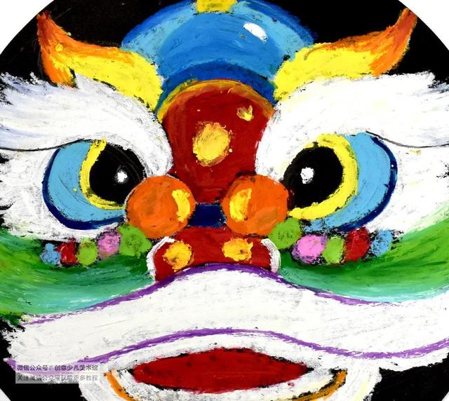 舞狮怎么画既简单又漂亮，教你绘制新年舞狮插画