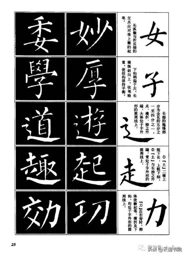 柳体楷书字帖大全，柳体楷书笔法入门字帖（柳体楷书《玄秘塔碑》欣赏）