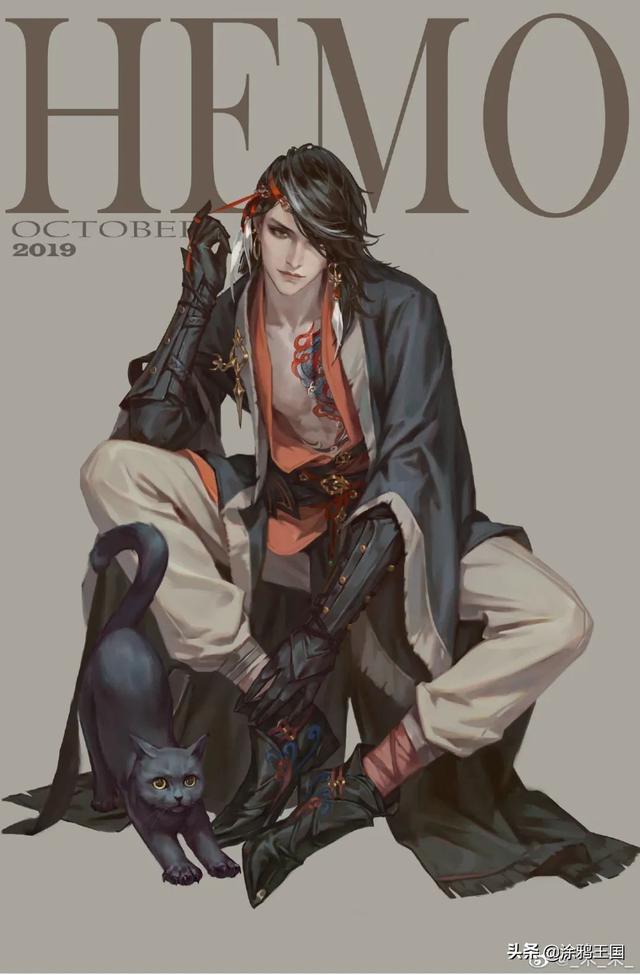 先生社男主变小后也太可爱了吧，禾末男模集结时尚杂志同人系列