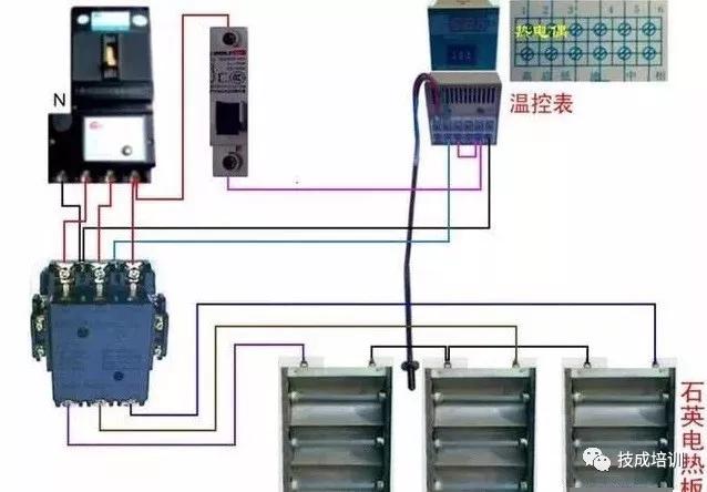 回路开关接线图，断路器接触器控制回路线路图（电工必备，电路图与接线图大全）