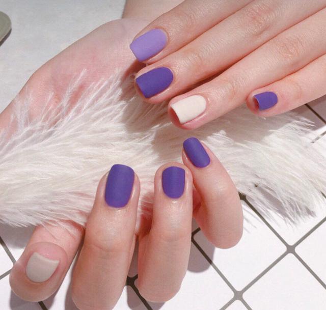 好看的显白的纯色美甲推荐，好看又显白系列美甲