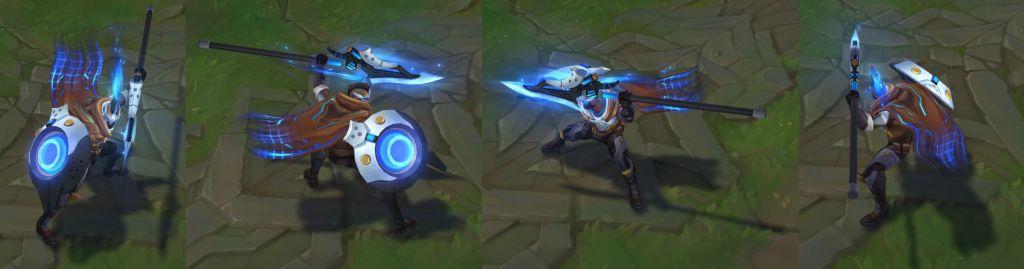 lol全部皮肤效果展示，未来战士炫酷来袭