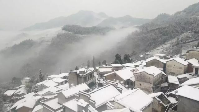 徽州古村落的风景，厚度旅行文山村