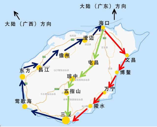 木兰湾游玩攻略，海南旅游攻略五日游最佳路线图