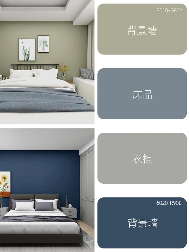 乳胶漆颜色搭配，乳胶漆怎么配色好看