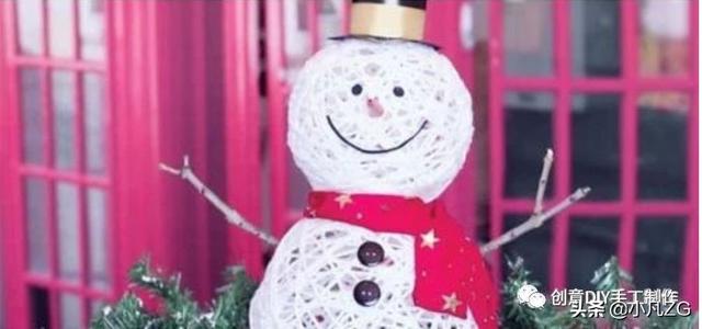 雪人制作手工简单又好看，多款雪人创意手工