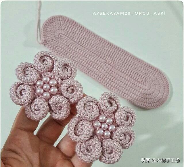 钩鞋子教程从头到尾纯色，像我这样手工钩编一双